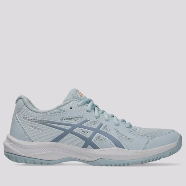 Tênis Asics Upcourt 6 Feminino Azul e Cinza