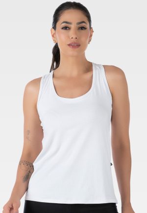 Blusa Regata Fitness NewTrip Nadador Summer Soul Branca