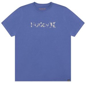 Camiseta Hurley O&O Surf Noise WT25 Masculina Marinho