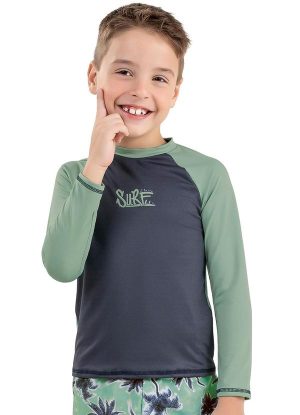 Camiseta Infantil Menino Surf Elian Verde