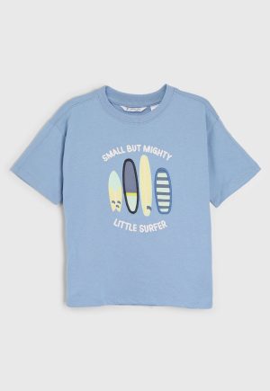 Camiseta MANGO Surfer Azul