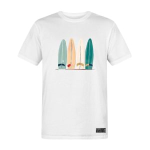 Camiseta Masculina Branca Artistic Surf Prime WSS Branco