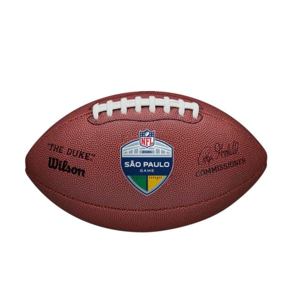 Bola De Futebol Americano Wilson Nfl The Duke São Paulo Marrom