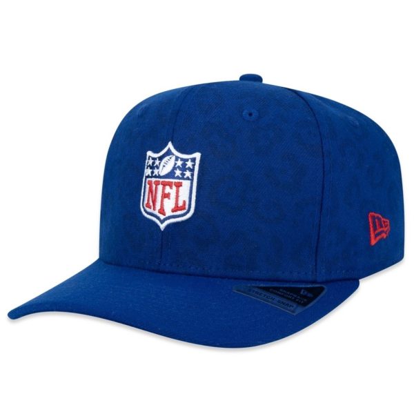 Boné New Era 9fifty Stretch Sn NFL Aba Reta Snapback Marinho