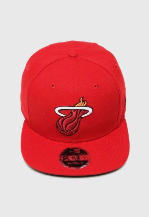 Boné New Era Snapback 950 Miami Heat NBA Vermelho