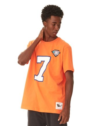 Camiseta Mitchell & Ness NFL Denver Broncos John Elway Laranja