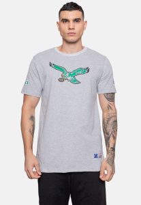 Camiseta Mitchell & Ness NFL Philadelphia Eagles Cinza