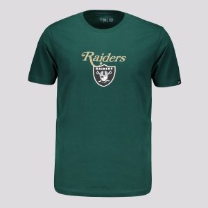 Camiseta New Era NFL Las Vegas Raiders Verde Escuro