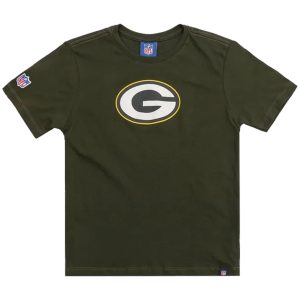 Camiseta Nfl Juvenil Green Bay Packers Logo Verde