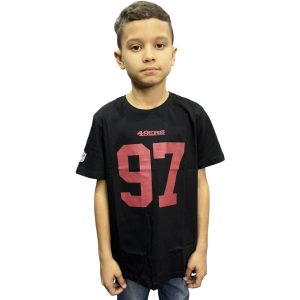 Camiseta Nfl Juvenil San Francisco Bosa Preto