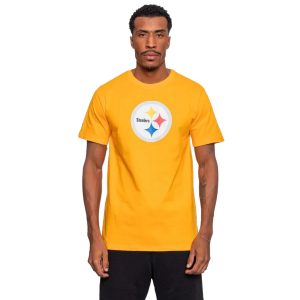 Camiseta Nfl Masculina Pittsburgh Steelers Logo Amarelo