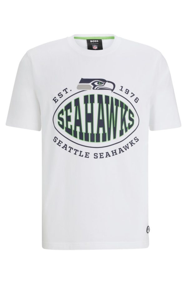 Camiseta X NFL De Algodão Stretch Com Marca Colaborativa