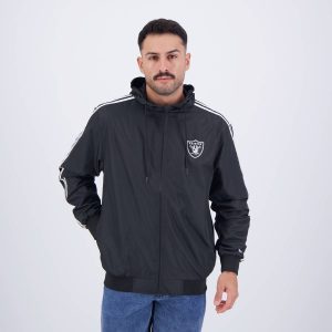 Jaqueta New Era NFL Las Vegas Raiders Windbreaker II Preta