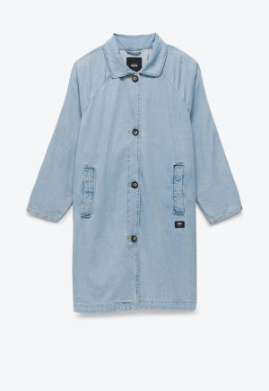 Jaqueta Skate Mac Denim Seasonal Hero: Knu Skool Light Stonewash | ZZ MALL