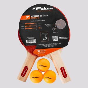 Kit Tênis de Mesa Poker Effect II