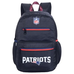 Mochila Esportiva Nfl Masculina Patriots 19 Litros Preto