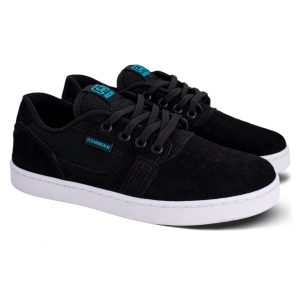 Tênis Hocks Skate De La Calle Preto Turquesa