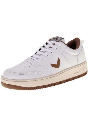 Tênis Masculino Skate Veloce V705 - Branco/Bege