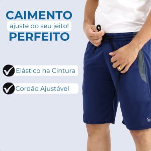 Bermuda Masculina Esporte Dry Fit Short Treino Academia Cross Corrida