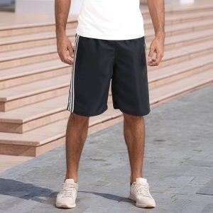 Bermuda Masculina Frent's Tactel Linha Básica Com Listras laterais Esporte