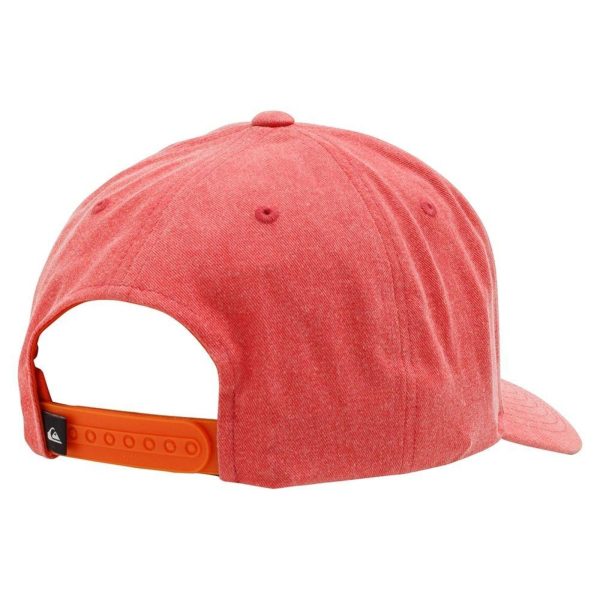 Boné Quiksilver Aba Curva Washing Baseball Laranja