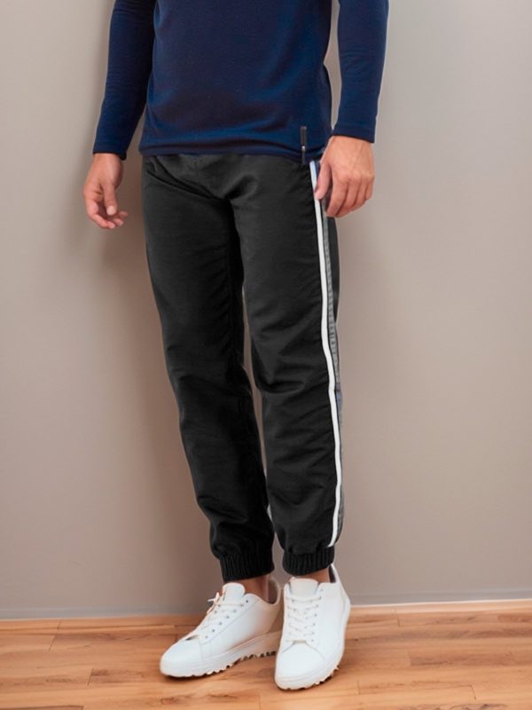 Calça Jogger Tactel Frents Com Listra Lateral Popular Esporte Treino