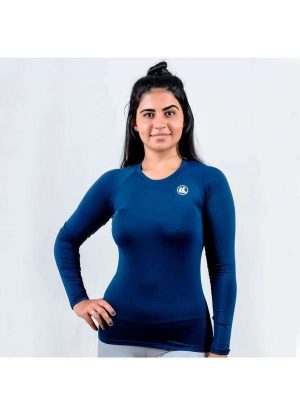 Camisa Esporte Legal Térmica Poliamida Feminina Azul
