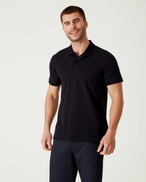 Camisa Polo Básica Masculina Gola Esporte Piquet Stretch