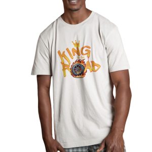Camiseta Básica Masculina GuGi Rei Da Estrada Corrida Rally Branco