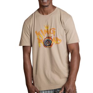 Camiseta Básica Masculina GuGi Rei Da Estrada Corrida Rally Caqui