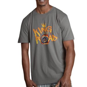 Camiseta Básica Masculina GuGi Rei Da Estrada Corrida Rally Chumbo