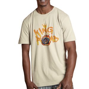 Camiseta Básica Masculina GuGi Rei Da Estrada Corrida Rally Off White