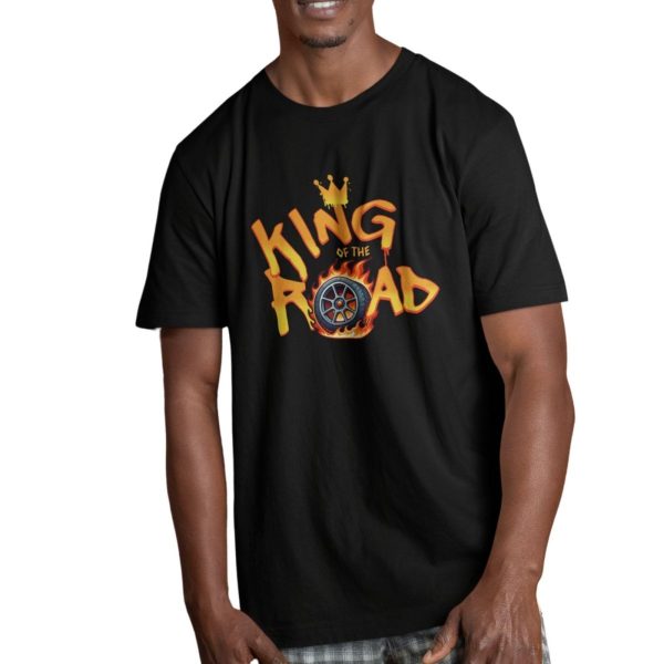 Camiseta Básica Masculina GuGi Rei Da Estrada Corrida Rally Preto