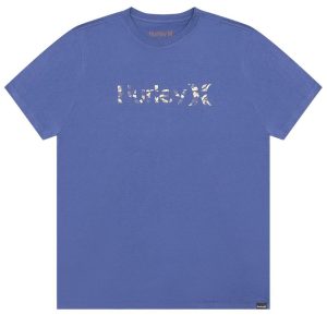 Camiseta Hurley O&O Surf Noise Over WT25 Masculina Marinho