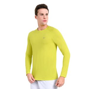 Camiseta Manga Longa de Corrida Masculina Mizuno Pro Uv +50