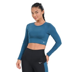 Camiseta Manga longa de Corrida Feminina Mizuno Pro Uv