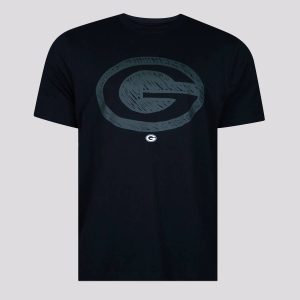 Camiseta New Era NFL Green Bay Packers Core Preta