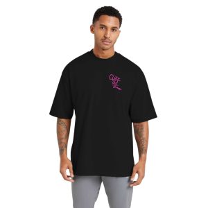 Camiseta Oversized Streetwear de Algodão Masculina Ideal para Academia e Esportes Sound