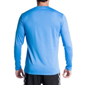 Camiseta Quiksilver Surf Solid Streak LS SM24 Azure Blue