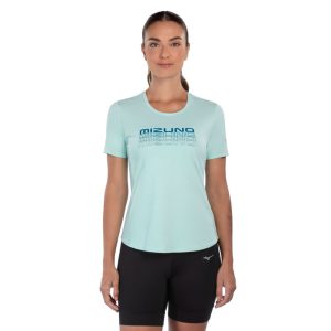 Camiseta de Corrida Feminina Mizuno Focus Stamp