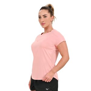 Camiseta de Corrida Feminina Mizuno Spark Big Logo