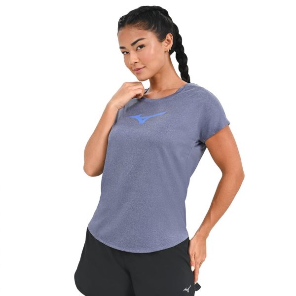 Camiseta de Corrida Feminina Mizuno Spark Big Logo