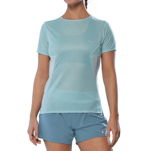 Camiseta de Corrida Mizuno DryAeroFlow Graphic Feminina