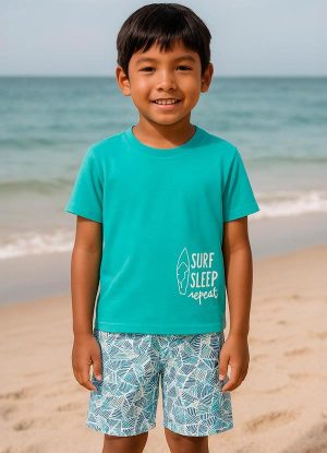Conjunto Infantil Menino Surf Sleep Kangulu Azul