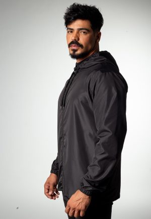 Corta Vento Preto Masculino Corrida