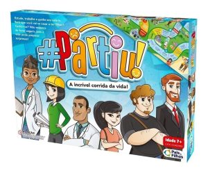 Jogo Família Criança Partiu Corrida Da Vida Pais E Filhos