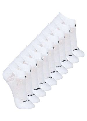 Kit 10 pares de Meias Performance Corrida Lupo 3350-003 Branco