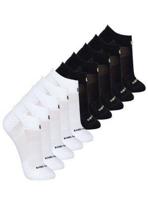 Kit 10 pares de Meias Performance Corrida Lupo 3350-003 Branco-Preto