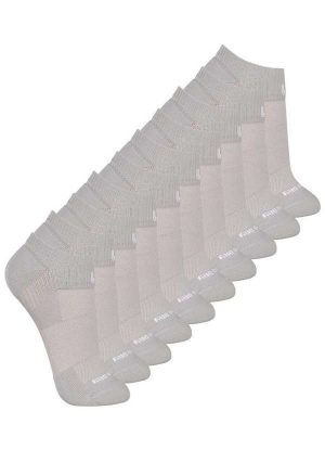 Kit 10 pares de Meias Performance Corrida Lupo 3350-003 Cinza