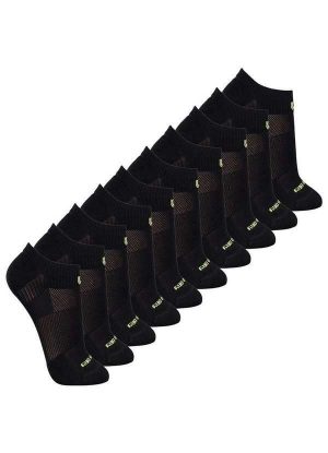 Kit 10 pares de Meias Performance Corrida Lupo 3350-003 Preto